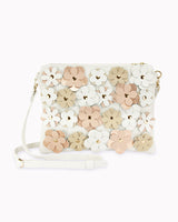 Blumentasche 'Bellis' aus Leder - rosa