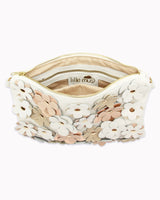 Blumentasche 'Bellis' aus Leder - rosa