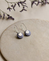 Creolen 'Plättchen' aus Porzellan