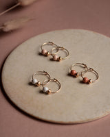 Creolen 'Porzellanperle'