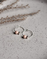 Creolen 'Porzellanperle'