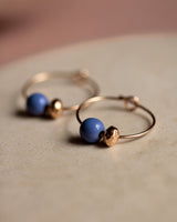 Creolen 'Porzellanperle'