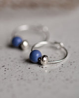 Creolen 'Porzellanperle'