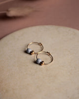 Creolen 'Porzellanperle'