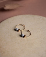 Creolen 'Porzellanperle'