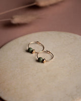 Creolen 'Porzellanperle'