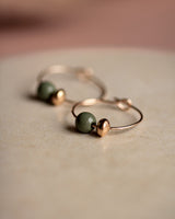 Creolen 'Porzellanperle'