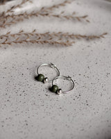 Creolen 'Porzellanperle'