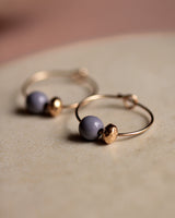 Creolen 'Porzellanperle'