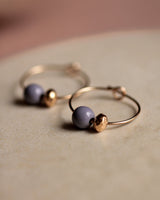 Creolen 'Porzellanperle'