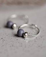 Creolen 'Porzellanperle'