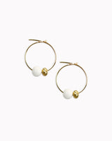 Creolen 'Porzellanperle'