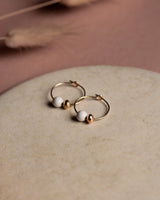 Creolen 'Porzellanperle'