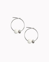 Creolen 'Porzellanperle'