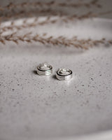 Mini-Creolen 'Streifen'