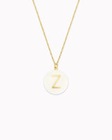 Porzellan-Halskette 'Buchstabe'