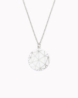 Halskette mit Porzellan-Anhänger 'Geo'