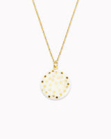 Halskette mit Porzellan-Anhänger 'Konfetti'