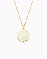 Halskette mit Porzellan-Anhänger 'Terrazzo'