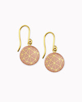 Porzellan-Ohrhänger 'Geo'