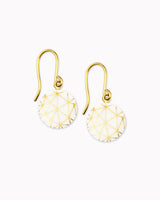 Porzellan-Ohrhänger 'Geo'