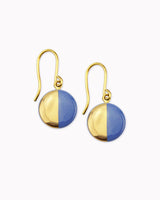 Porzellan-Ohrhänger 'Halbkreis'