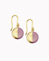 Porzellan-Ohrhänger 'Halbkreis'