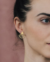 Ohrstecker 'Fächer' 3-in-1