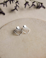 Ohrstecker 'Fächer' 3-in-1