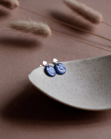 Ohrstecker 'Porzellanplättchen Rund'