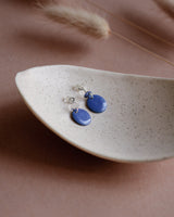 Ohrstecker 'Porzellanplättchen Rund'