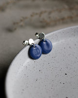 Ohrstecker 'Porzellanplättchen Rund'