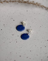 Ohrstecker 'Porzellanplättchen Rund'