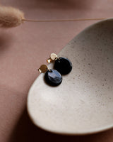 Ohrstecker 'Porzellanplättchen Rund'