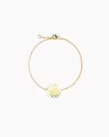 Porzellan-Armband 'Blumenstern'