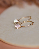 Creolen 'Sonnenplättchen'