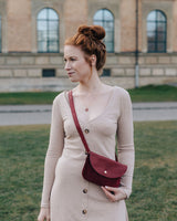 Vegane 3in1-Gürteltasche 'Gerit' - Bordeaux