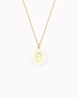 Porzellan-Halskette 'Buchstabe'