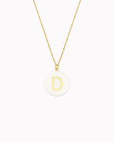 Porzellan-Halskette 'Buchstabe'