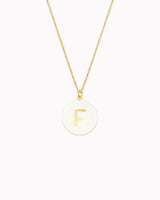 Porzellan-Halskette 'Buchstabe'