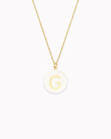 Porzellan-Halskette 'Buchstabe'