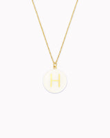 Porzellan-Halskette 'Buchstabe'