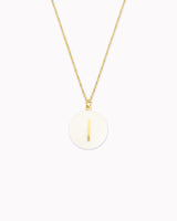 Porzellan-Halskette 'Buchstabe'