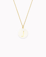 Porzellan-Halskette 'Buchstabe'