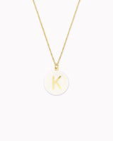 Porzellan-Halskette 'Buchstabe'