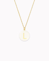 Porzellan-Halskette 'Buchstabe'