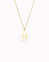 Porzellan-Halskette 'Buchstabe'