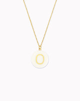 Porzellan-Halskette 'Buchstabe'