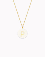 Porzellan-Halskette 'Buchstabe'