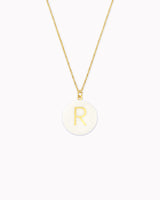 Porzellan-Halskette 'Buchstabe'